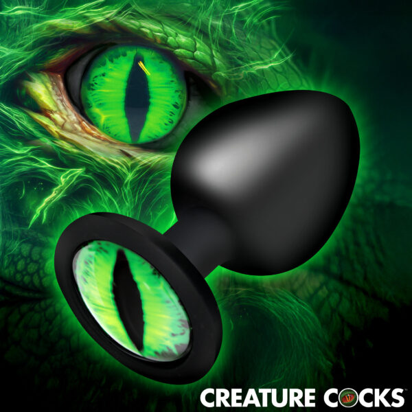 Creature Eye Green Eye Silicone Butt Plug